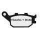 Plaquettes de frein arrière Nissin Suzuki SV 650 TOUS MODELES 03-18 - Type NS
