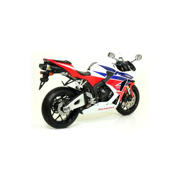 Ligne complète Arrow Compétition Honda CBR 600 13-16 - Silencieux Indy-Race Alu - Embout Carbone - 71807AK