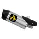 Echappement au Détail Arrow Yamaha R1 17-21 Silencieux Indy Race Titane - Embout Carbone - 71829PK