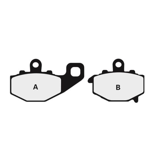Plaquettes de frein arrière Nissin Kawasaki ZX10R, RR, ABS 04-10 - Type NS 