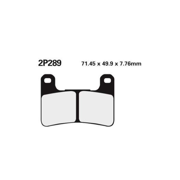Plaquettes de frein avant ST Nissin - Kawasaki Z 1000 et SX et ABS 10-16