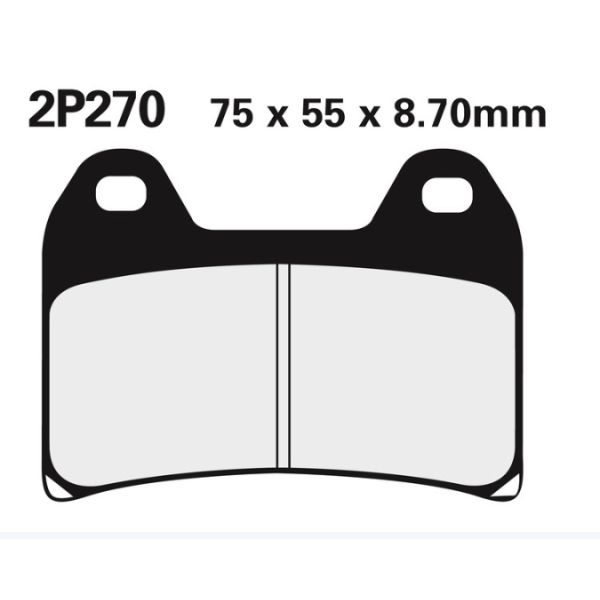 Plaquettes de frein avant NS Nissin - Ducati 848 08-12