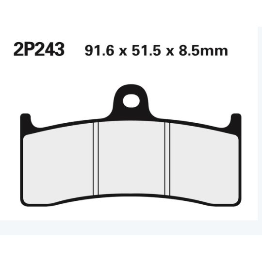 Plaquettes de frein avant ST Nissin - MV Agusta F4 750 00-13
