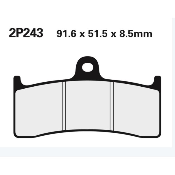 Plaquettes de frein avant ST Nissin - MV Agusta F4 750 00-13