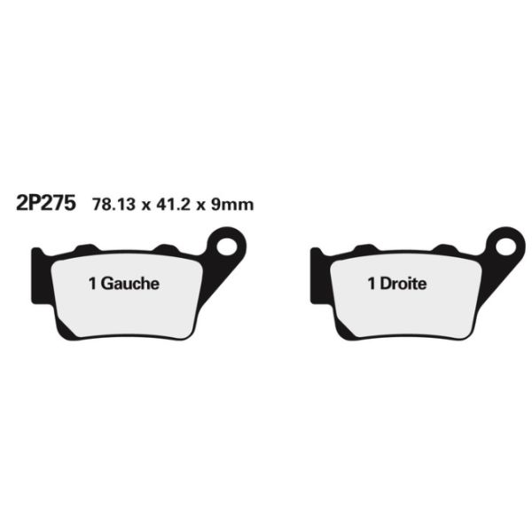 Plaquettes de frein arrière Nissin KTM RC390 14-18 - TYPE ST
