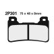 Plaquettes de frein avant ST Nissin - Honda CBR 1000 RA 08-17