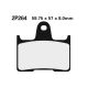 Plaquettes de frein arrière Nissin Kawasaki GTR 1400 08-18 - type NS