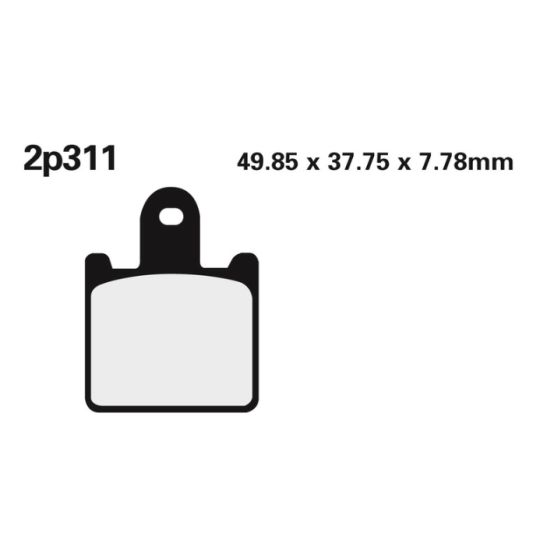 Plaquettes de frein avant ST Nissin - Kawasaki ZX6R 07-12 