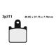 Plaquettes de frein avant ST Nissin - Kawasaki ZX6R 07-12 