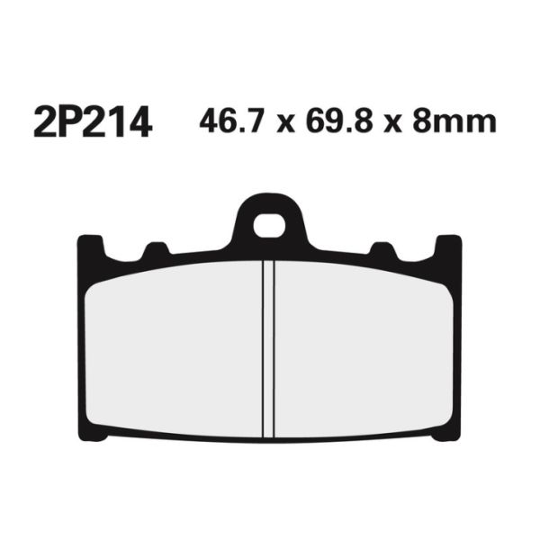 Plaquettes de frein avant NS Nissin - Suzuki GSR 600 06-16