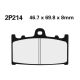 Plaquettes de frein avant NS Nissin - Suzuki GSR 600 06-16