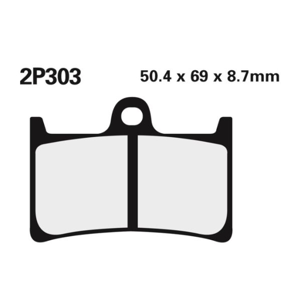 Plaquettes de frein avant ST Nissin - Yamaha R6 05-21