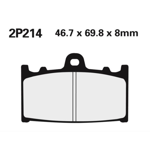 Plaquettes de frein avant ST Nissin - Suzuki GSXR 600-750 97-03