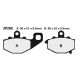 Plaquettes de frein arrière Nissin Kawasaki ZX6R et RR 92-13 - type NS 