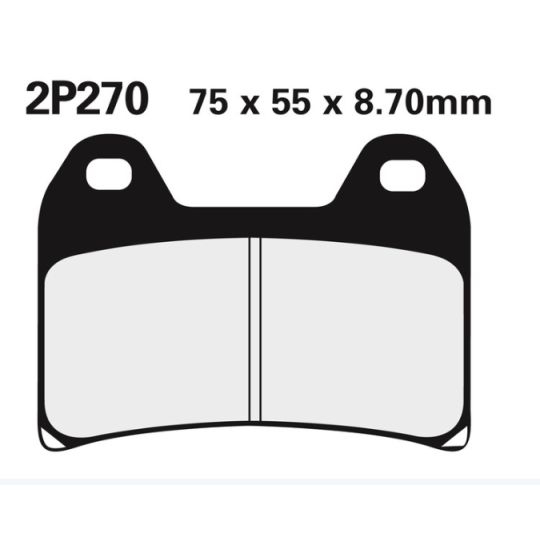 Plaquettes de frein avant NS Nissin - MV Agusta BRUTALE 920 11-16