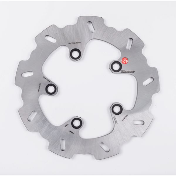 Disque de frein flottant SK2 Braking Suzuki SV 650 S et N 03-16 Disque arrière