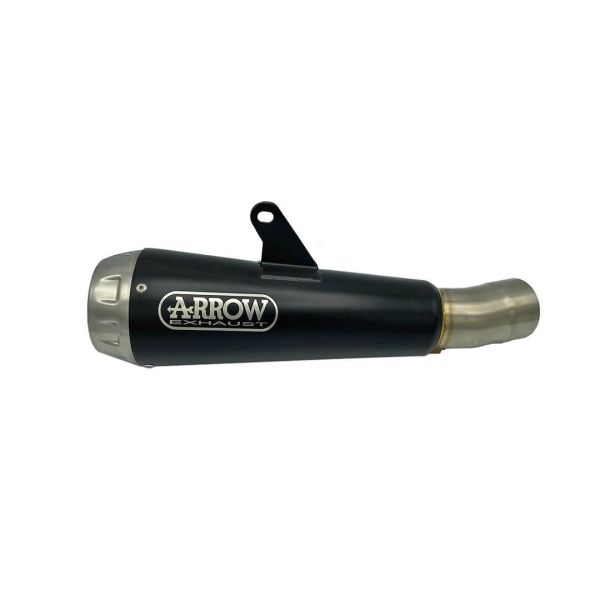 Silencieux Arrow Suzuki GSXR 1000 17-18 - Silencieux Pro-Race Chromé noir - Non Homologué - 71207PRN