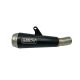 Silencieux Arrow Suzuki GSXR 1000 17-18 - Silencieux Pro-Race Chromé noir - Non Homologué - 71207PRN