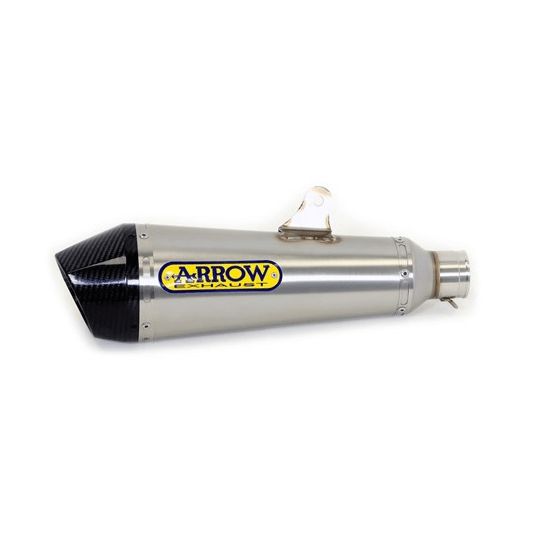 Ligne au détail Arrow Compétition Honda CBR 1000 RR 14-16 - Silencieux X-Kone Chromé - Embout Carbone - Pour le raccord - 718
