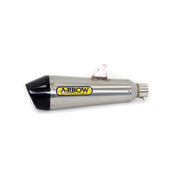 Ligne au détail Arrow Compétition Honda CBR 1000 RR 14-16 - Silencieux X-Kone Chromé - Embout Carbone - Pour le raccord - 718