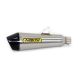 Ligne au détail Arrow Compétition Honda CBR 1000 RR 14-16 - Silencieux X-Kone Chromé - Embout Carbone - Pour le raccord - 718