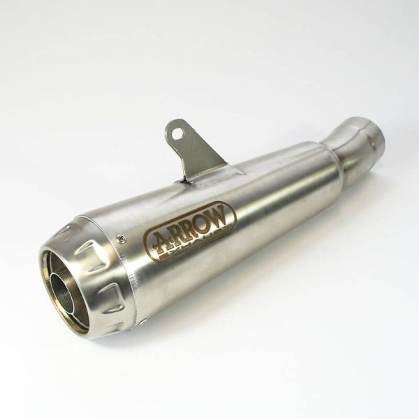 Silencieux Arrow Suzuki GSXR 1000 17-18 - Silencieux Pro-Race Chromé - Non Homologué - 71207PRI