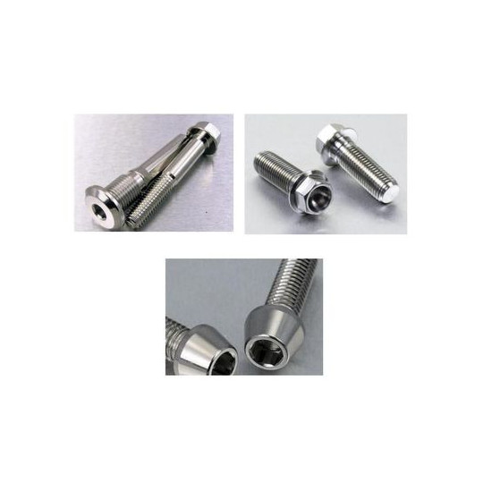 Vis d'étriers arrière Pro-Bolt - Kawasaki Z 750 03-06 Inox tête btr conique