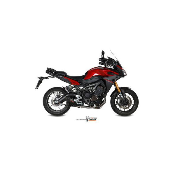 Ligne complète 3x1 MIVV Oval Yamaha TRACER 900 GT 18-19 Carbone / Carbone