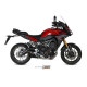 Ligne complète 3x1 MIVV Oval Yamaha TRACER 900 GT 18-19 Carbone / Carbone